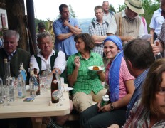 Hauptalmbegehung 2013 in Grassau mit Ministerpräsident Horst Seehofer und Ilse Aigner, damals Bundeslandwirtschaftsministerin
